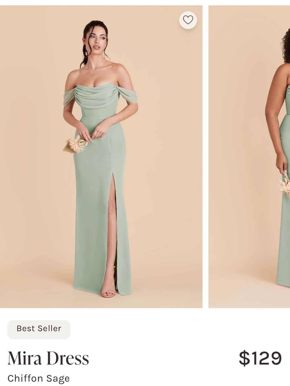 Birdy Grey Mira Convertible Sage Chiffon Bridesmaid Dress (Medium)